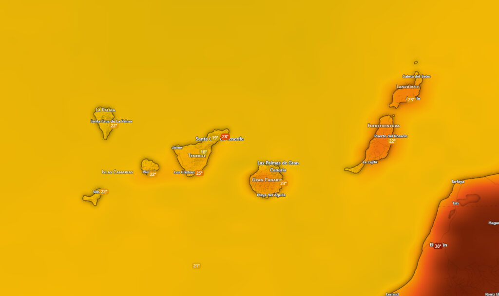 El tiempo en Canarias